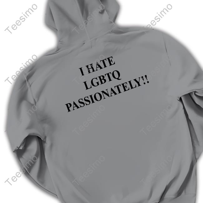 Darren Vick Melly I Hate Lgbtq Passionately Long Sleeved T-Shirt Darrenvickmell3