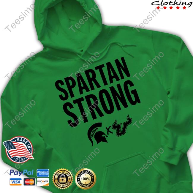 South Florida Michigan State Spartan Strong Long Sleeved T-Shirt