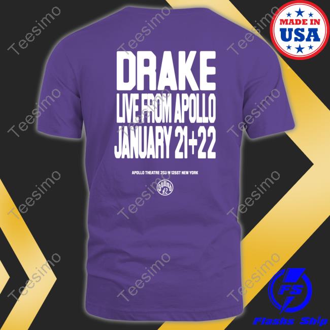 Phoenix Mercury Kevin Durant Wearing Drake Live From Apollo January 21+22 Shirt