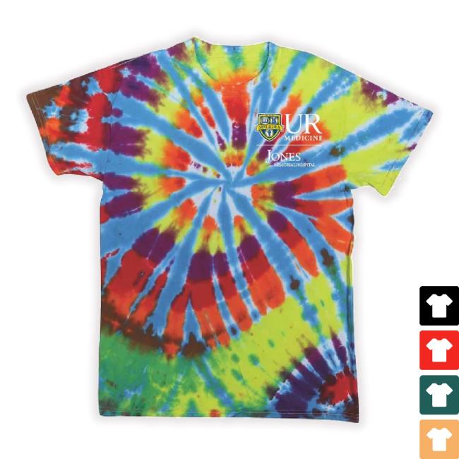 Official U Of R Dy906 Unisex Tie Dye Spiral Shirts